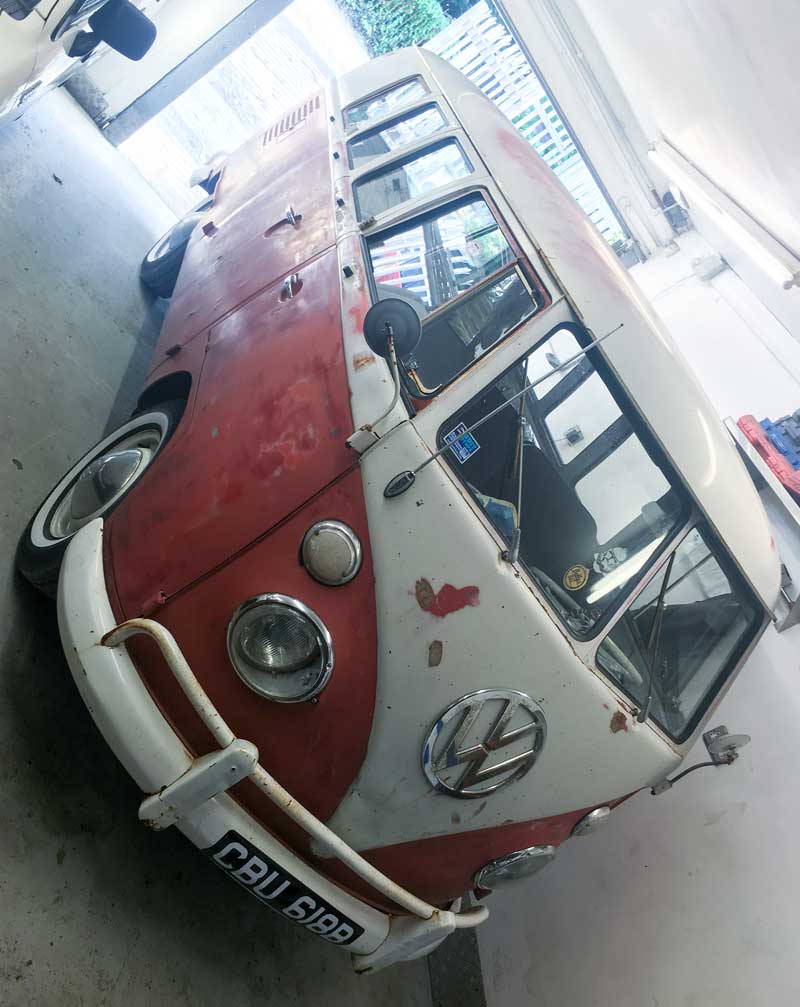 off to Resto Classics for the preservation work to begin…