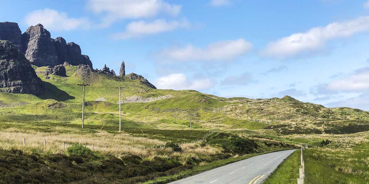 The famous Old Man of Storr on Skye